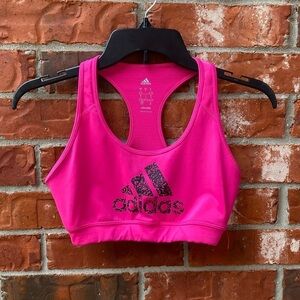 Adidas Womens Small Hot Pink Racerback Sportsbra